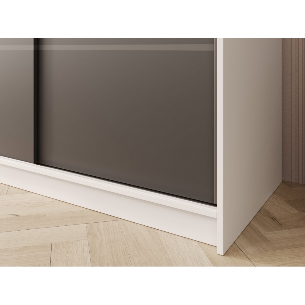 Ντουλάπα Hansa 200 συρόμενη-Leuko-Mauro 200x58x215
