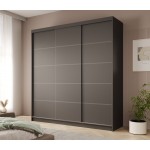 Ντουλάπα Hansa 200 συρόμενη-Mauro 200x58x215