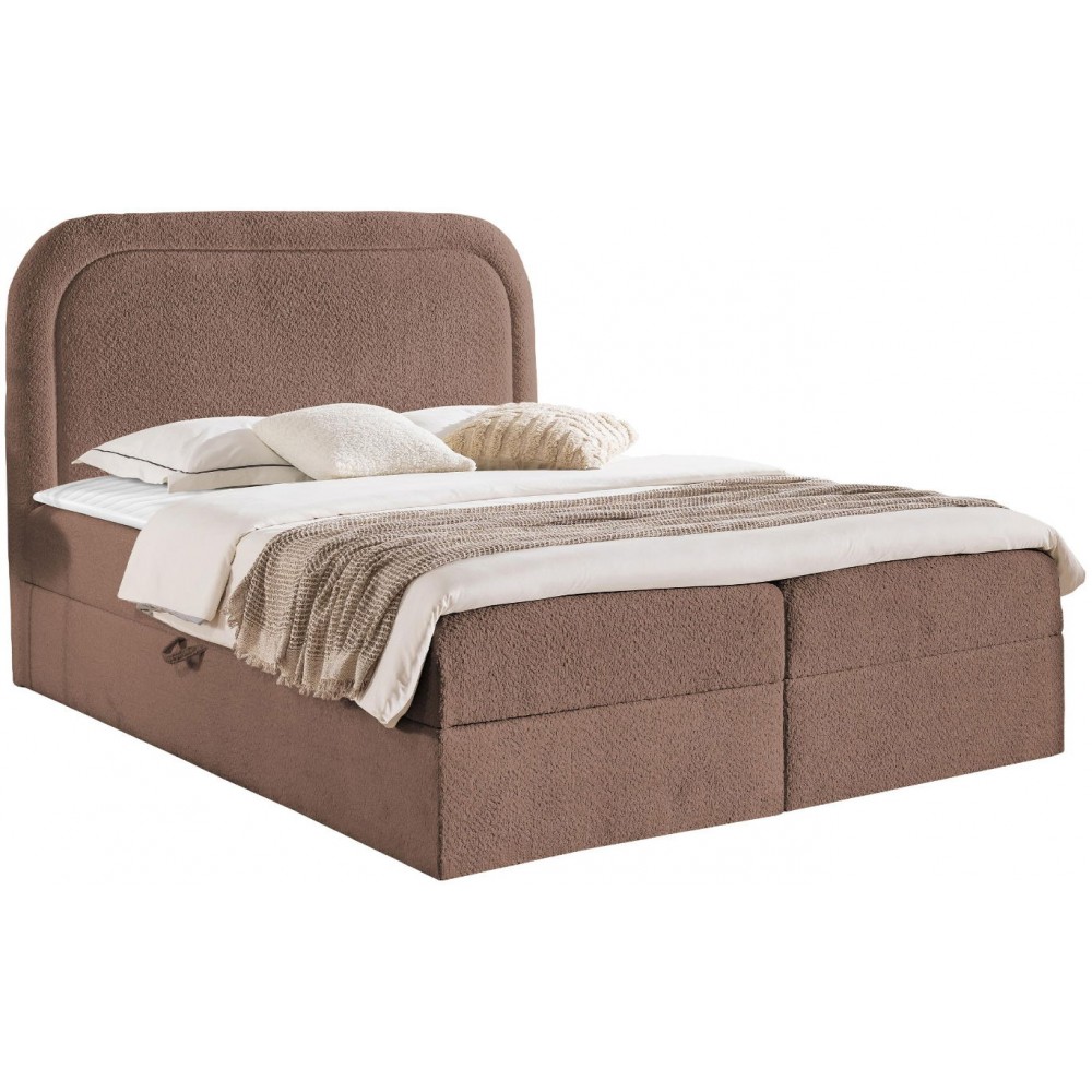 Επενδυμένο κρεβάτι Bonito-Kafe-160 x 200