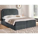 Επενδυμένο κρεβάτι Bonito-Anthraki-180 x 200