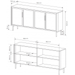 Μπουφές Luminus 4D-Kafe