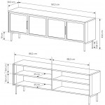 Έπιπλο τηλεόρασης Luminus-Kafe