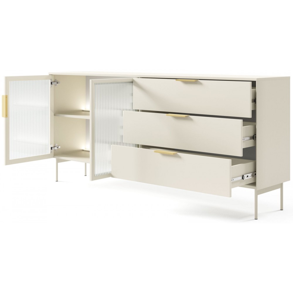 Μπουφές Luminus 2D3S-Cashmere