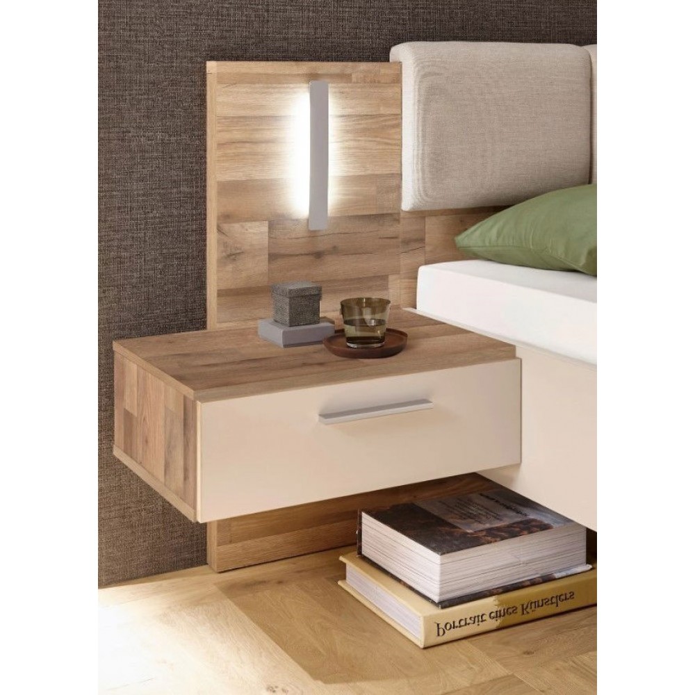 Κρεβάτι Blanco I με κομοδίνα