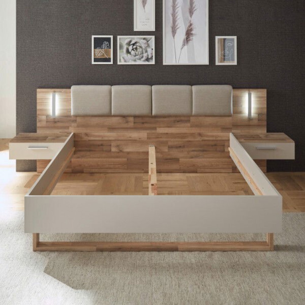 Κρεβάτι Blanco I με κομοδίνα