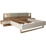 Κρεβάτι Blanco I με κομοδίνα