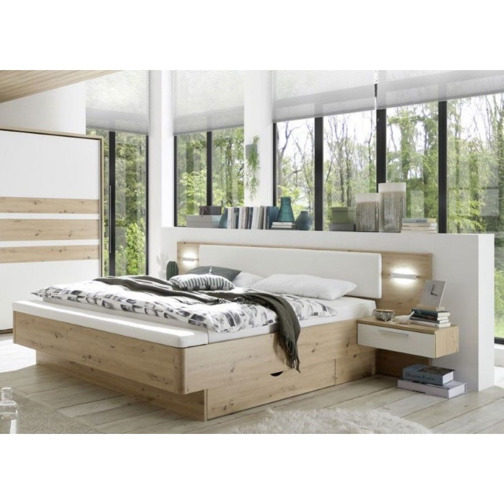 Κρεβάτι Enta με κομοδίνα