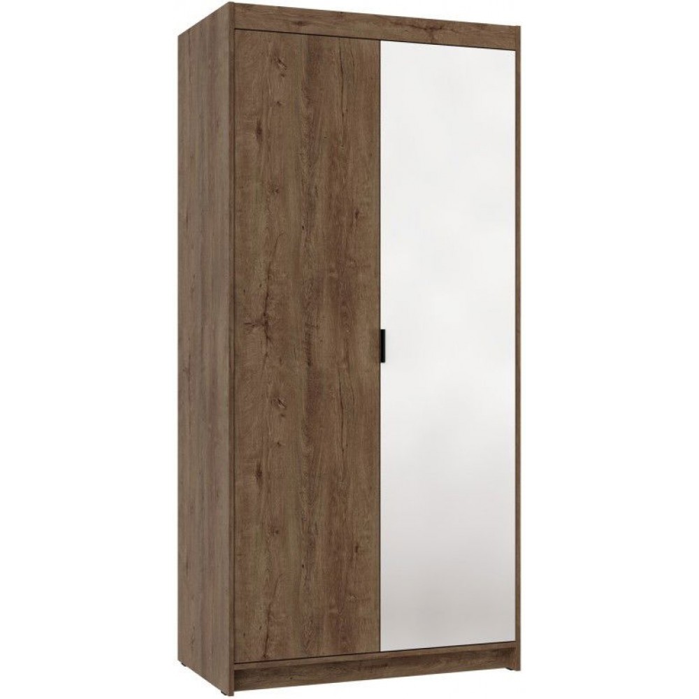 Ντουλάπα Ester 2D1L δίφυλλη-Kafe