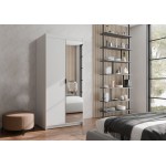 Ντουλάπα Ester 2D1L δίφυλλη-Leuko