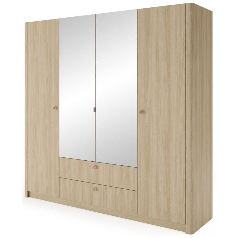 Ντουλάπα Sandra τετράφυλλη