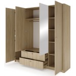 Ντουλάπα Sandra τετράφυλλη