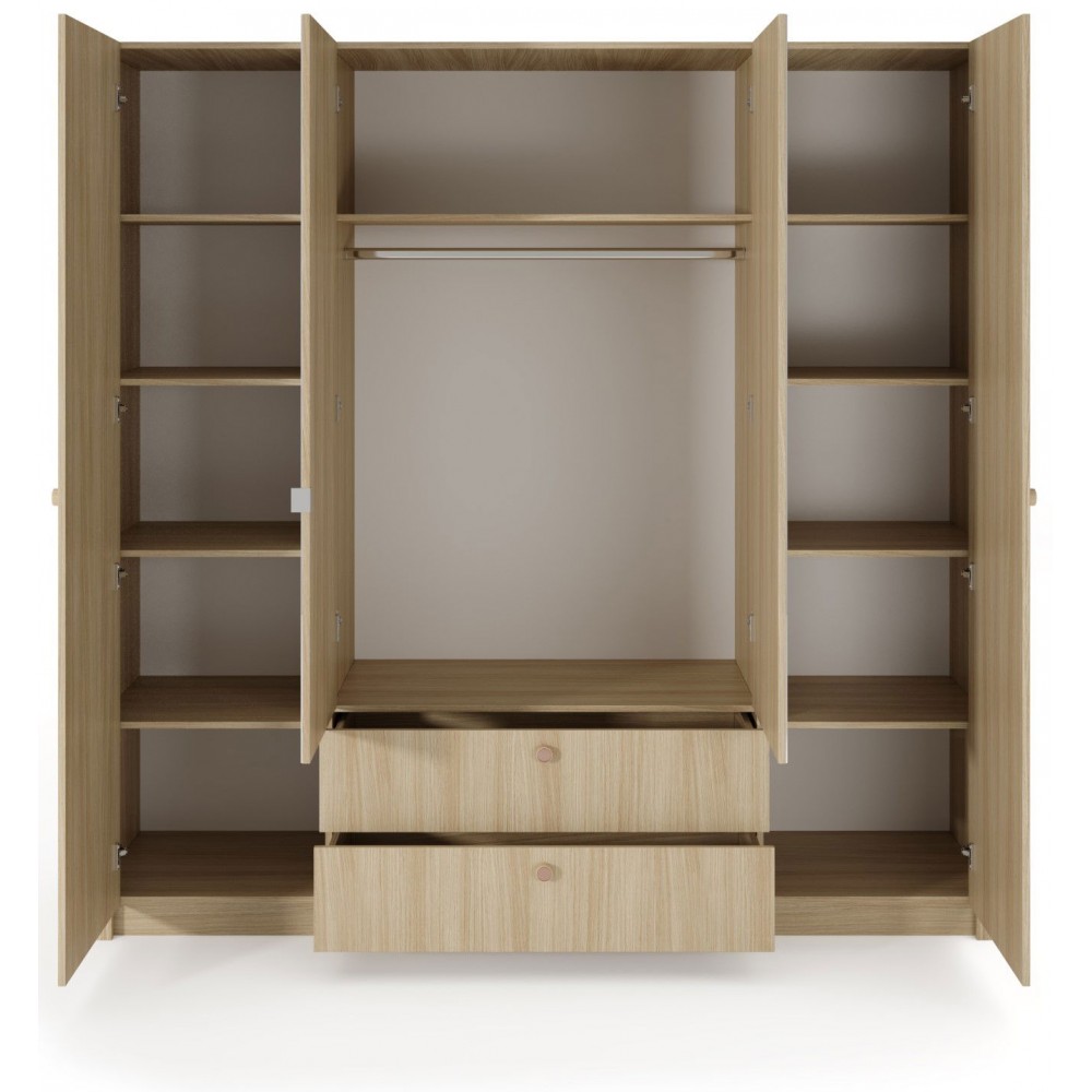 Ντουλάπα Sandra τετράφυλλη