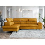 Γωνιακός καναπές Kadurin-Moustardi-Αριστερή