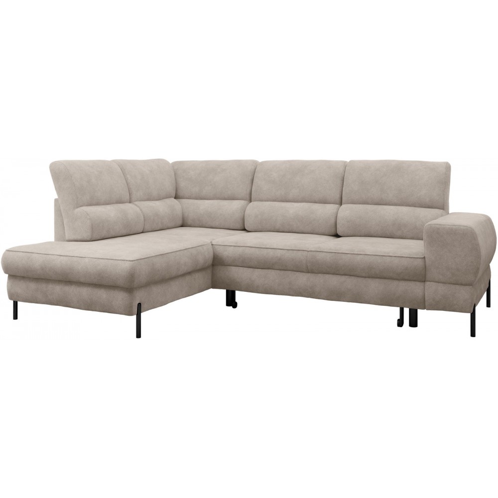 Γωνιακός καναπές Clinton-Cappuccino-Αριστερή