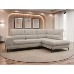 Γωνιακός καναπές Clinton-Cappuccino-Δεξιά