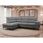 Γωνιακός καναπές Clinton-Gkri Skouro-Αριστερή