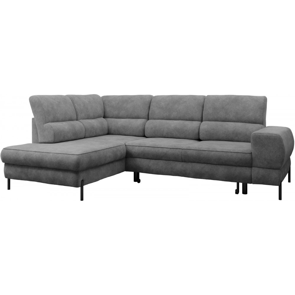 Γωνιακός καναπές Clinton-Gkri Skouro-Αριστερή