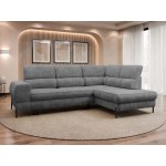 Γωνιακός καναπές Clinton-Gkri Skouro-Δεξιά