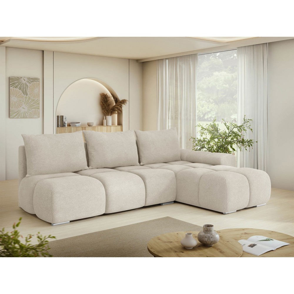 Γωνιακός καναπές Bestii-Ekrou-Δεξιά