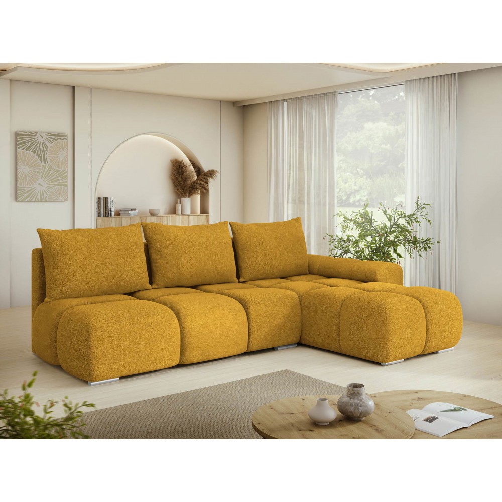 Γωνιακός καναπές Bestii-Moustardi-Δεξιά