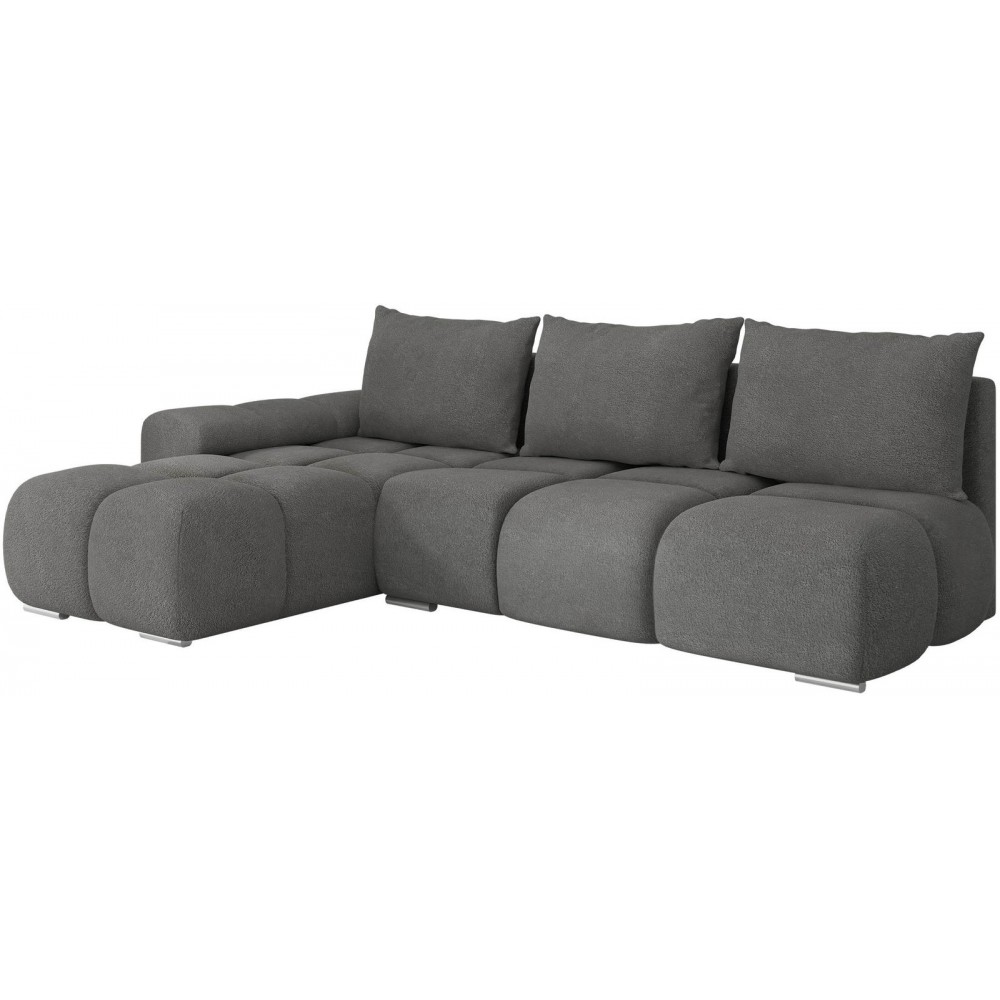 Γωνιακός καναπές Bestii-Gkri Skouro-Αριστερή