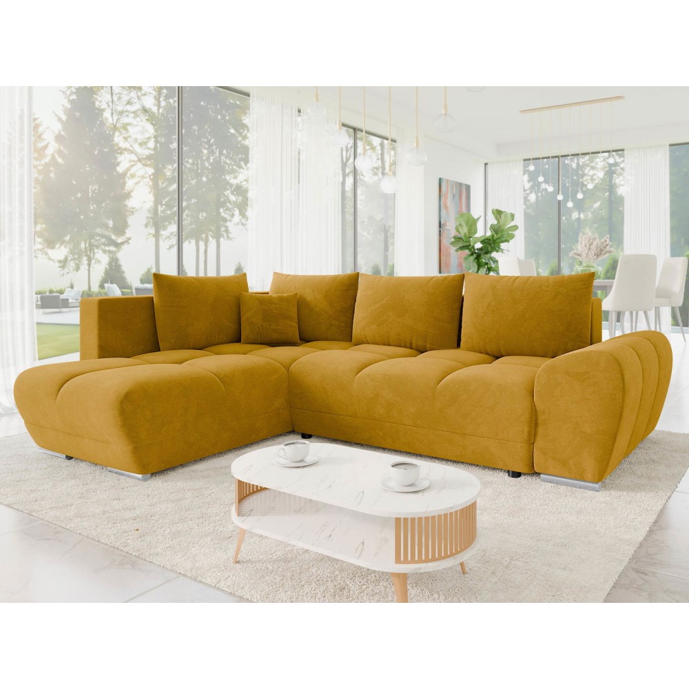 Γωνιακός καναπές Forrest-Moustardi-Αριστερή