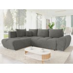 Γωνιακός καναπές Forrest-Gkri Skouro-Αριστερή