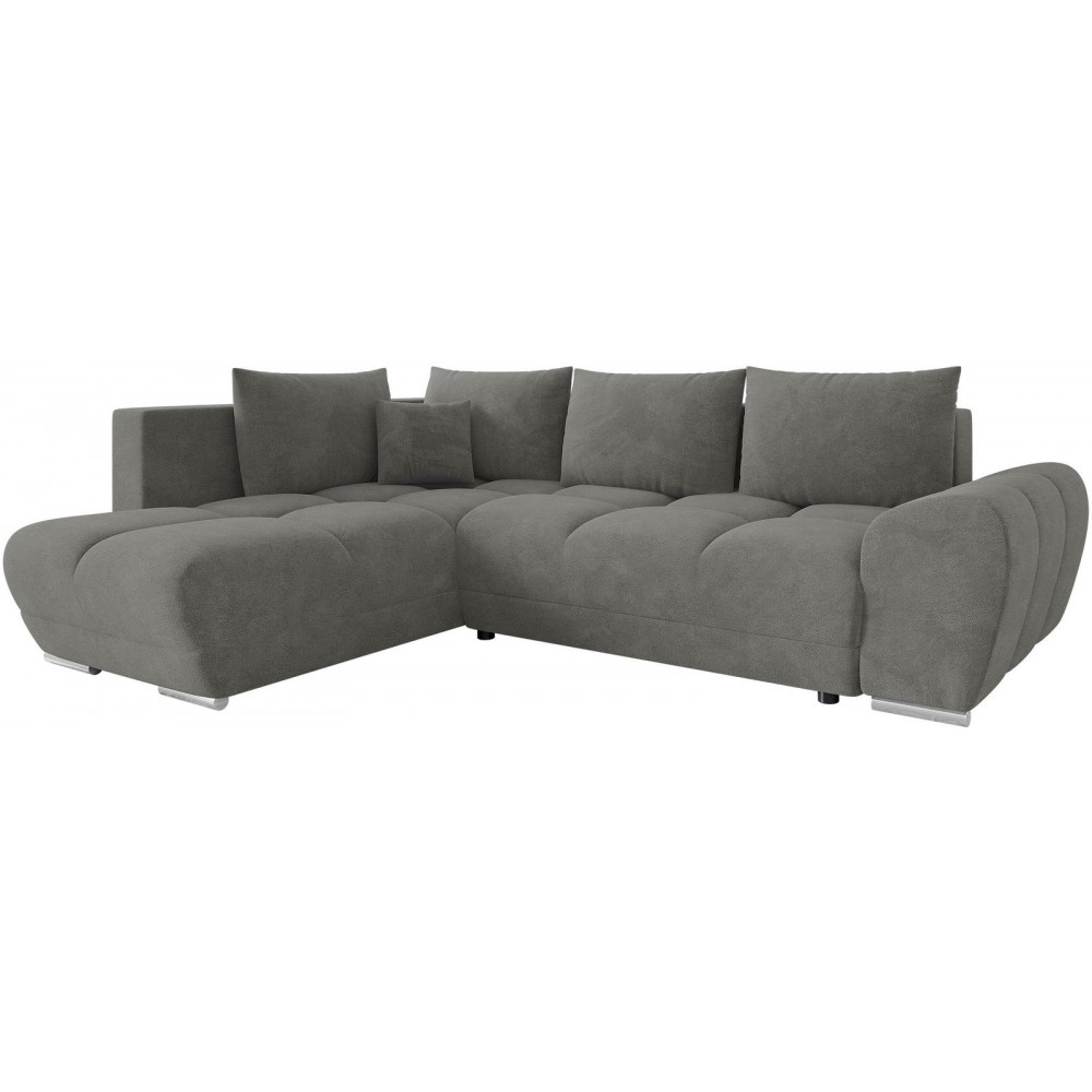 Γωνιακός καναπές Forrest-Gkri Skouro-Αριστερή