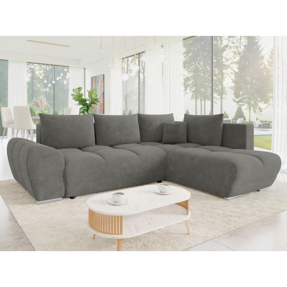 Γωνιακός καναπές Forrest-Gkri Skouro-Δεξιά