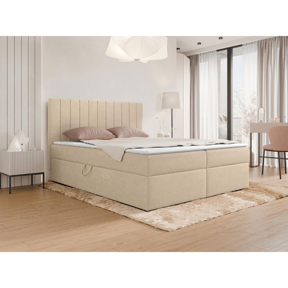 Επενδυμένο κρεβάτι Everest-Mpez-140 x 200