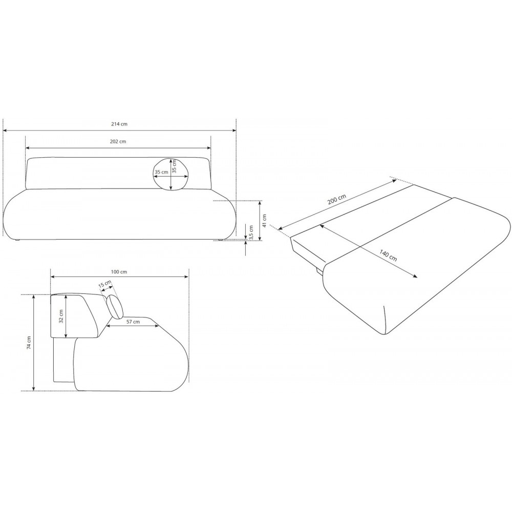 Καναπές - κρεβάτι Entepy-Gkri