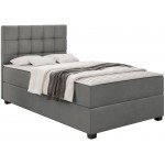 Επενδυμένο κρεβάτι Lind-Gkri Skouro-90 x 200