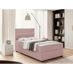 Επενδυμένο κρεβάτι Elen-Roz-90 x 200
