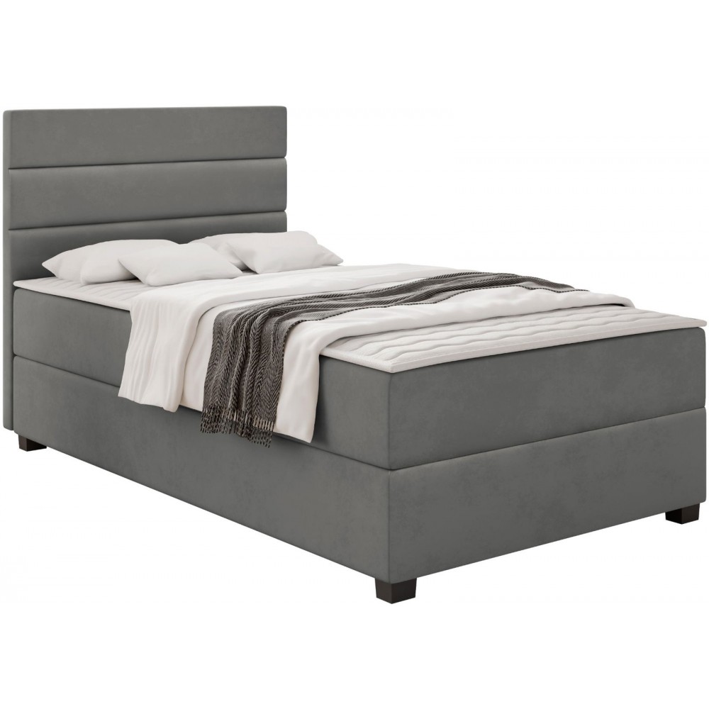 Επενδυμένο κρεβάτι Elen-Gkri Skouro-120 x 200