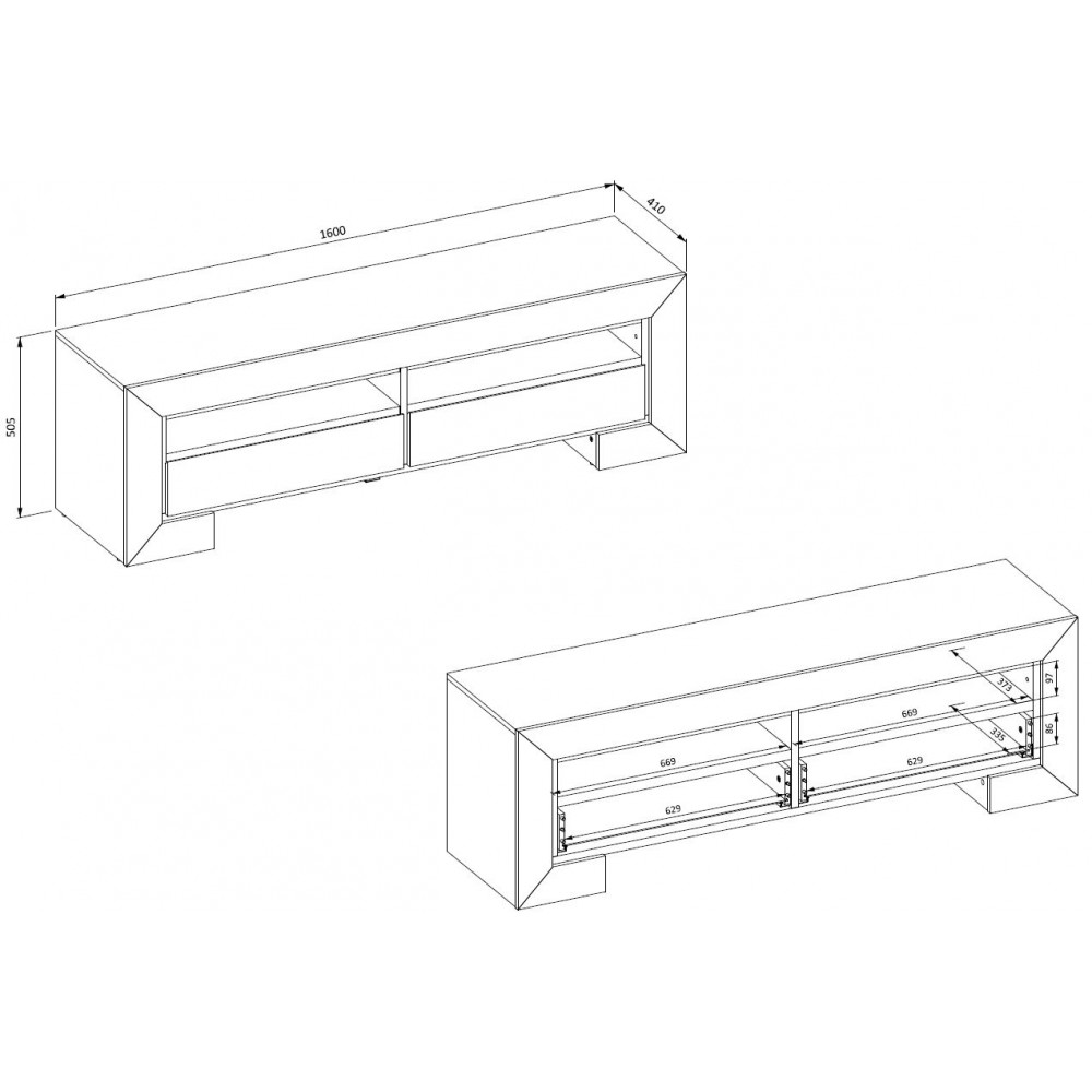 Έπιπλο τηλεόρασης Lyra
