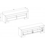 Έπιπλο τηλεόρασης Lyra