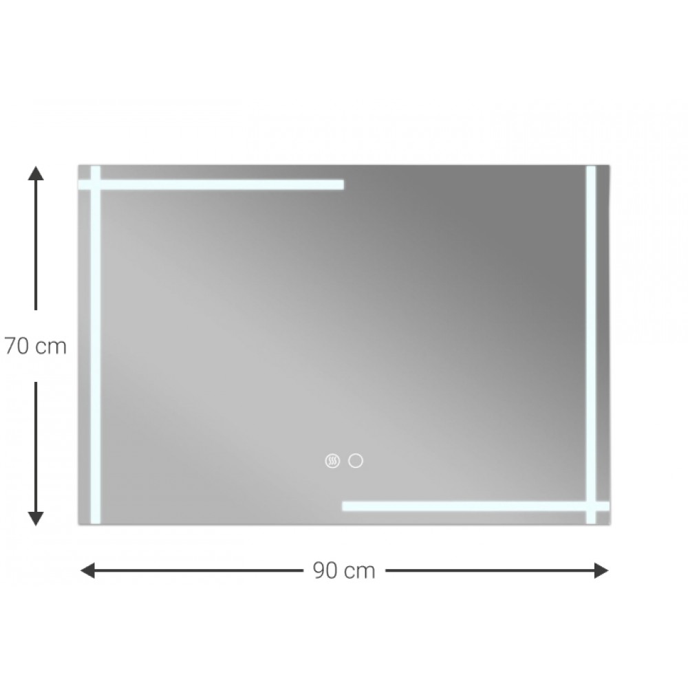 Καθρέπτης Mahonia-90x70