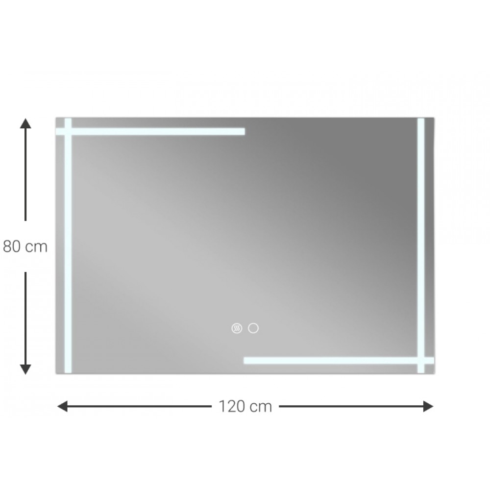 Καθρέπτης Mahonia-90x70