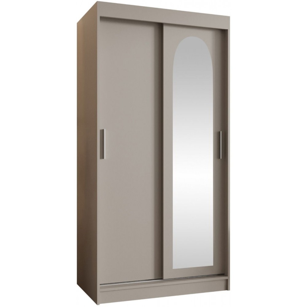 Ντουλάπα Selfie 100 συρόμενη-Cashmere-Μήκος: 100 εκ.