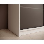 Ντουλάπα Barry 200 συρόμενη-Leuko-Mauro 200x58x215