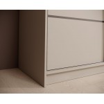 Ντουλάπα Barry 200 συρόμενη-Cashmere 200x58x215