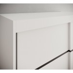 Ντουλάπα Lissa 120 συρόμενη-Leuko 120x58x200
