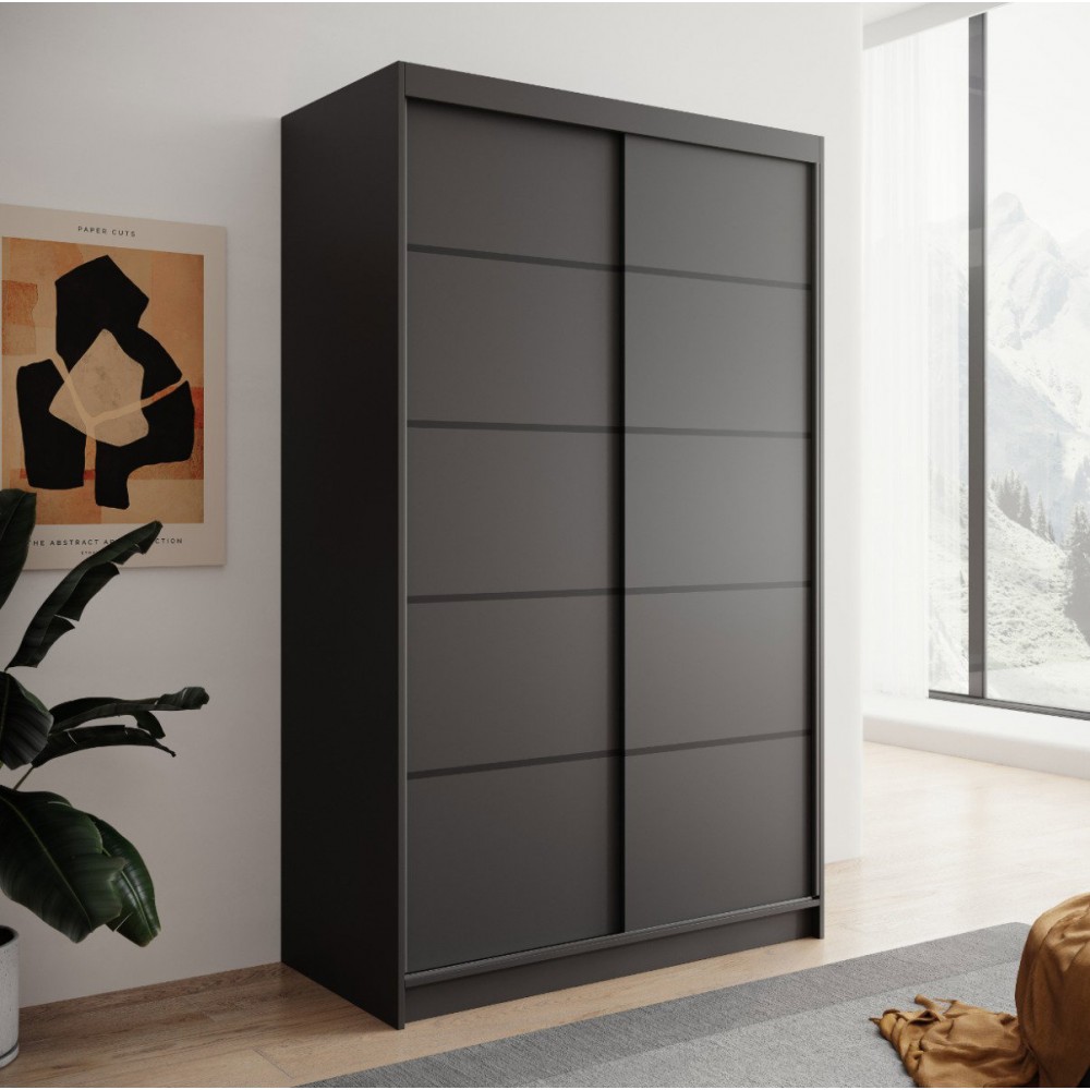 Ντουλάπα Lissa 120 συρόμενη-Mauro 120x58x200
