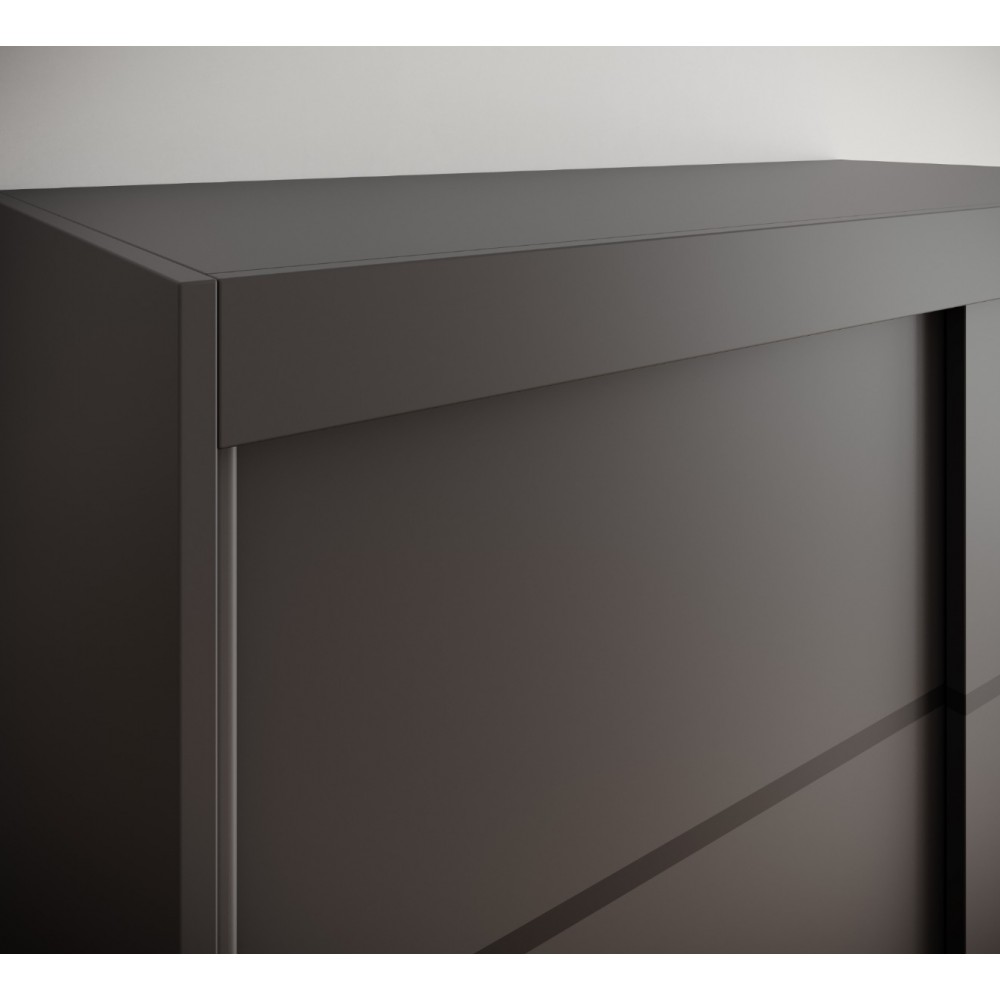 Ντουλάπα Lissa 120 συρόμενη-Mauro 120x58x200