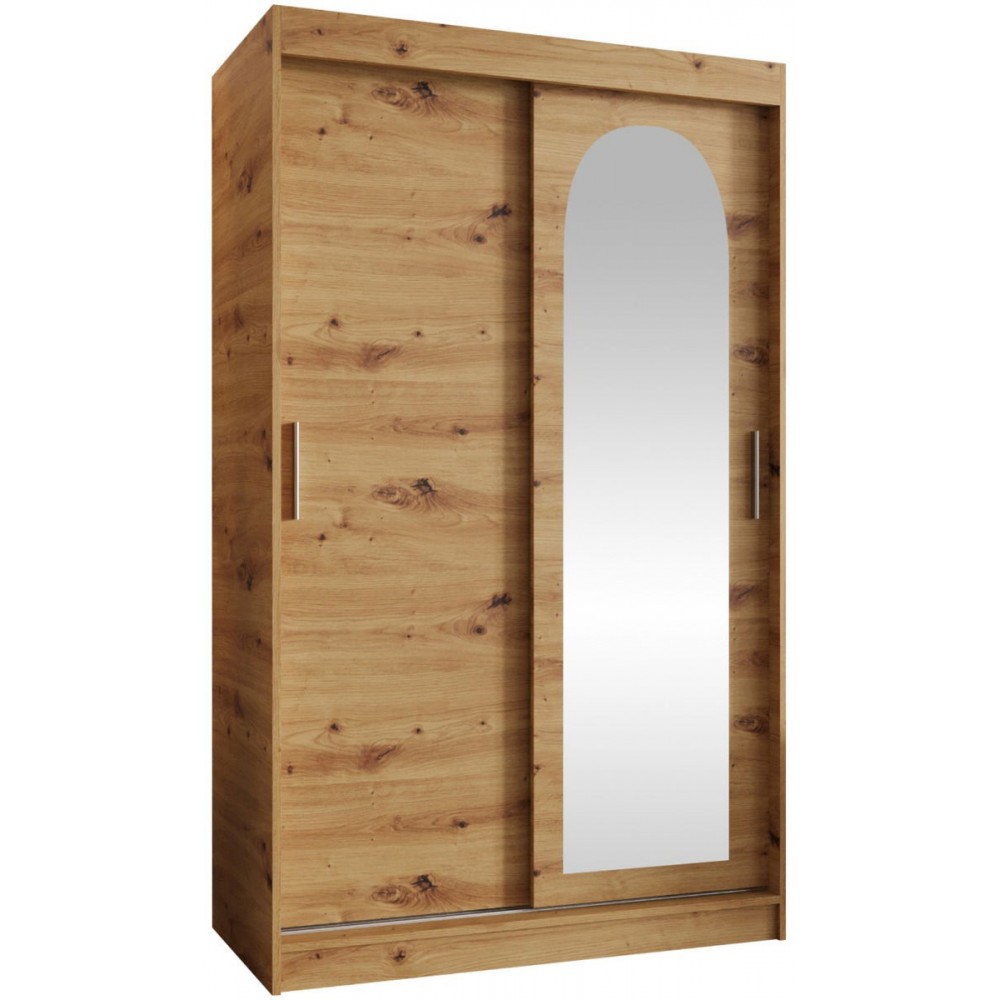 Ντουλάπα Selfie 120 συρόμενη-Artisan-Μήκος: 120 εκ.