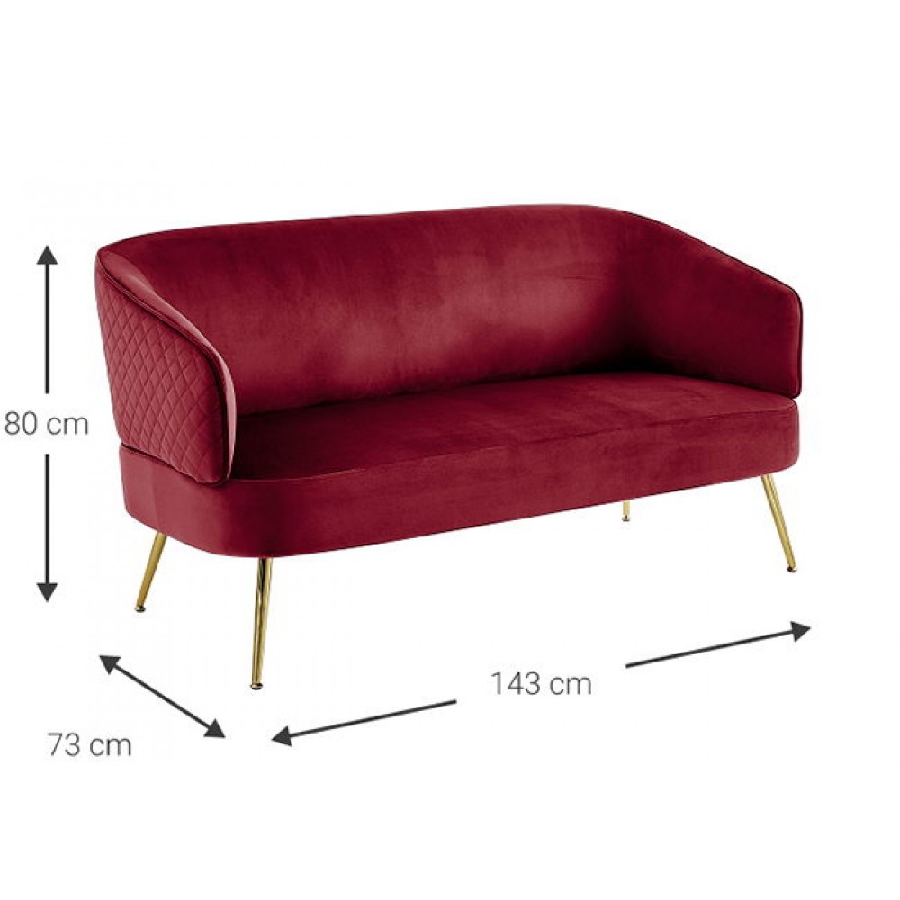 Καναπές Vyragosa-Kokkino