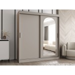 Ντουλάπα Selfie 180 συρόμενη-Cashmere