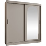 Ντουλάπα Selfie 180 συρόμενη-Cashmere