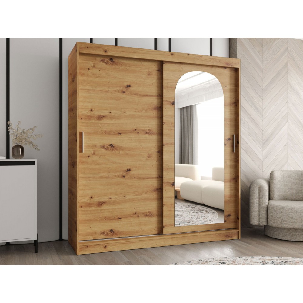 Ντουλάπα Selfie 180 συρόμενη-Artisan