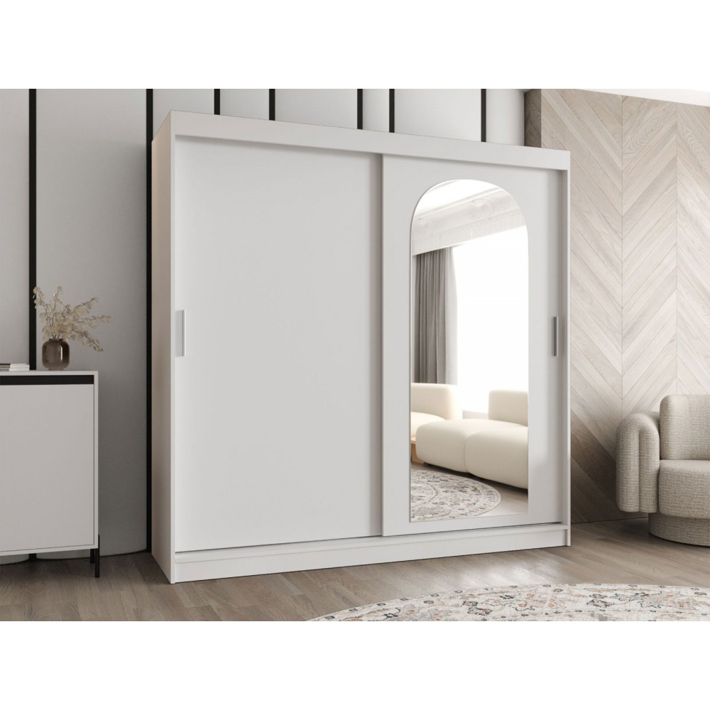 Ντουλάπα Selfie 200 συρόμενη-Leuko